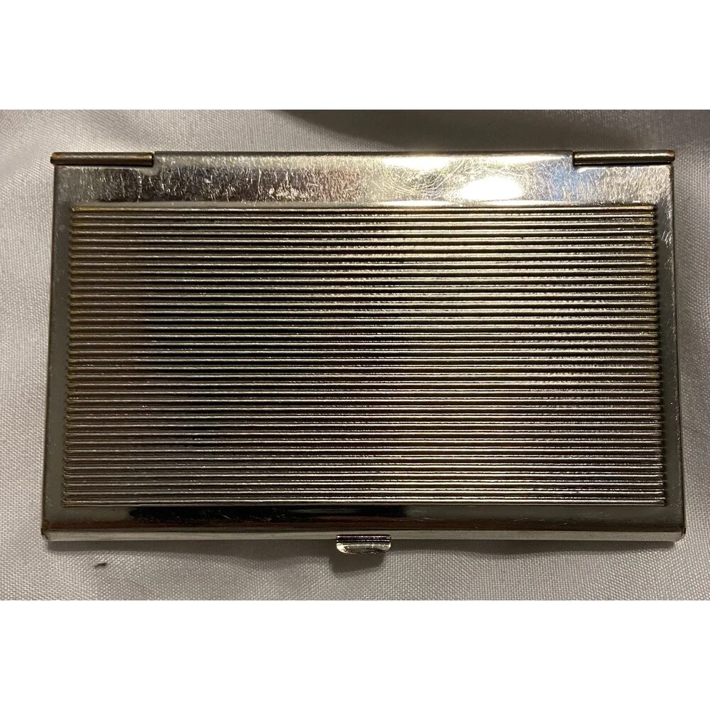 Brighton  Business Card/Credit Holder. Black Leather Heart